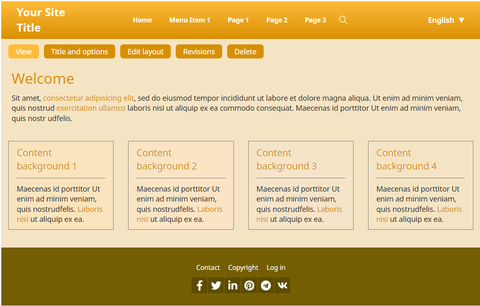 Orange Color Scheme