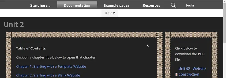 Border art 4 - Content