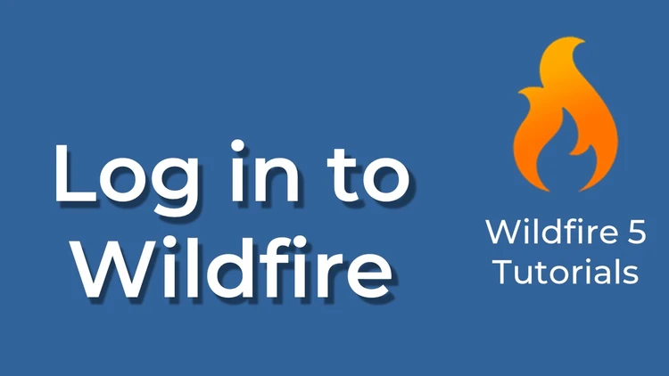 Log in to Wildfire