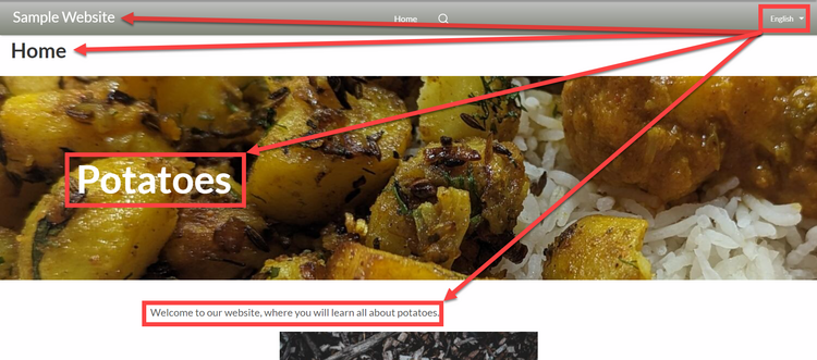 Home Page English