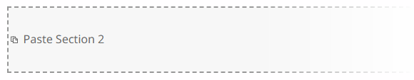Paste Section Text