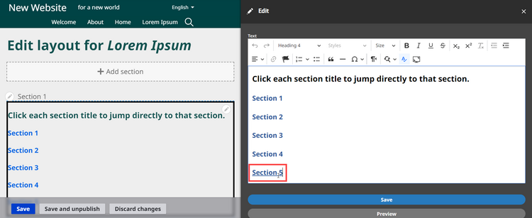 Anchor Link Creation - Confirmation Anchor Link Creation - Confirmation