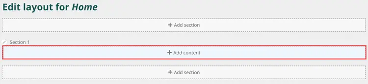 Content - One Column