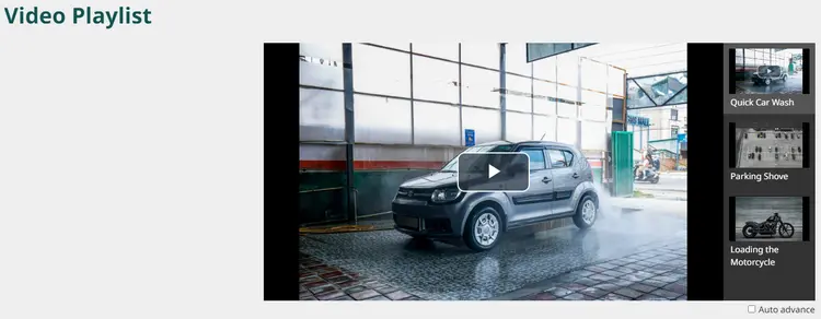 Video Playlist Saved Page