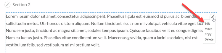 Edit Text Content Edit Text Content