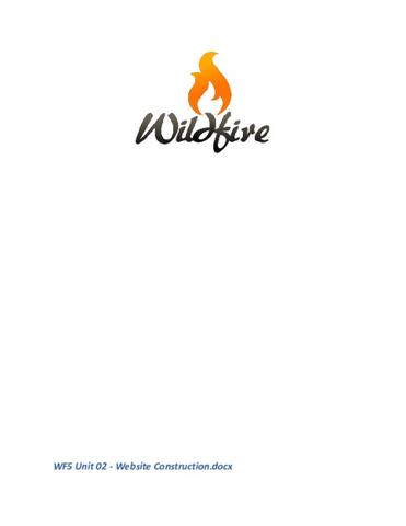 Wildfire User Guide